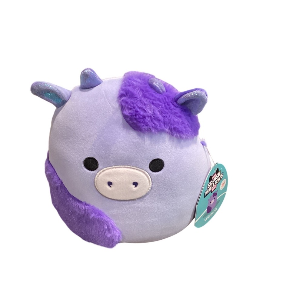 Squishmallows Wisteria the Purple Cow 8 Inch Walgreens Exclusive 2024 Plush NWT